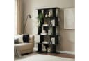 en.casa Bücherregal Gäljami 5 Fächer Schwarz Modern Bild 2