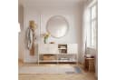 en.casa Sideboard Kliri 3 Türen Stahl Cremeweiß Bild 1