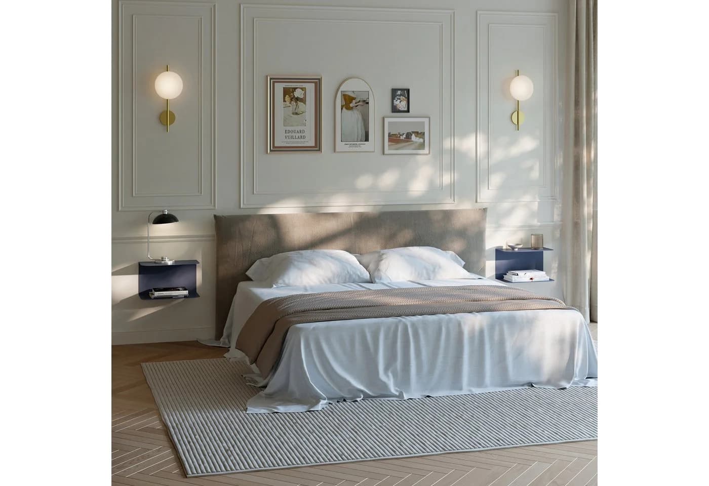 en.casa Wandregal 2-tlg. Stahl Dunkelblau - Bild 5