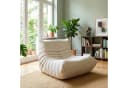 en.casa Sitzsack Kodsø mit Rückenlehne Chenille Beige Bild 4