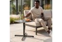 casa.pro Beistelltisch Foggia Stahl Grau Indoor Outdoor Bild 4