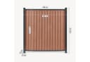 neu.holz Gartenzaun »Grassano« Startermodul WPC Braun Bild 3