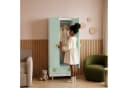 en.casa Kinderkleiderschrank Vaarentaa Weiß/Mintgrün mit Schublade Bild 4