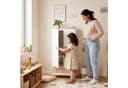 en.casa Kinderkleiderschrank Vaarentaa mit Schublade Weiß/Eiche Bild 4