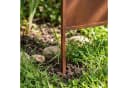 casa.pro Gartenstecker 2er Set Schilfmotiv Cortenstahl Edelrost Bild 5
