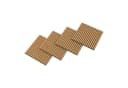 neu.holz 3D Wandpaneel Set 8-tlg. Vang Eiche dunkel Akustiklamellen Bild 3