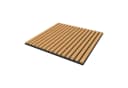neu.holz 3D Wandpaneel Set 8-tlg. Vang Eiche dunkel Akustiklamellen Bild 4