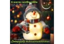 Gravidus LED-Dekofigur Schneemann LED Figur 28 cm Bild 1