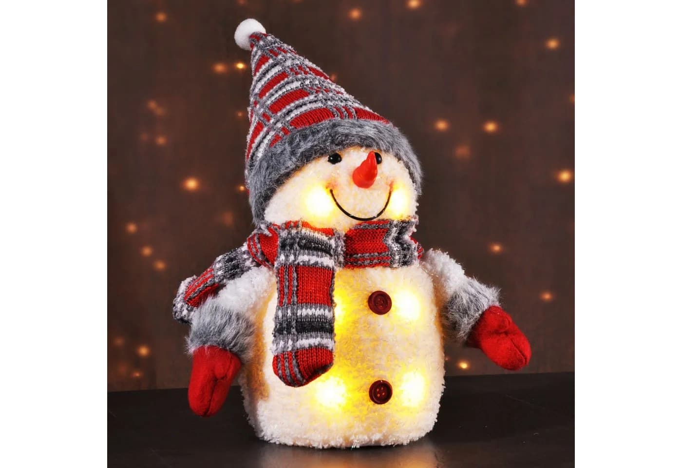 Gravidus LED-Dekofigur Schneemann LED Figur 28 cm - Bild 2