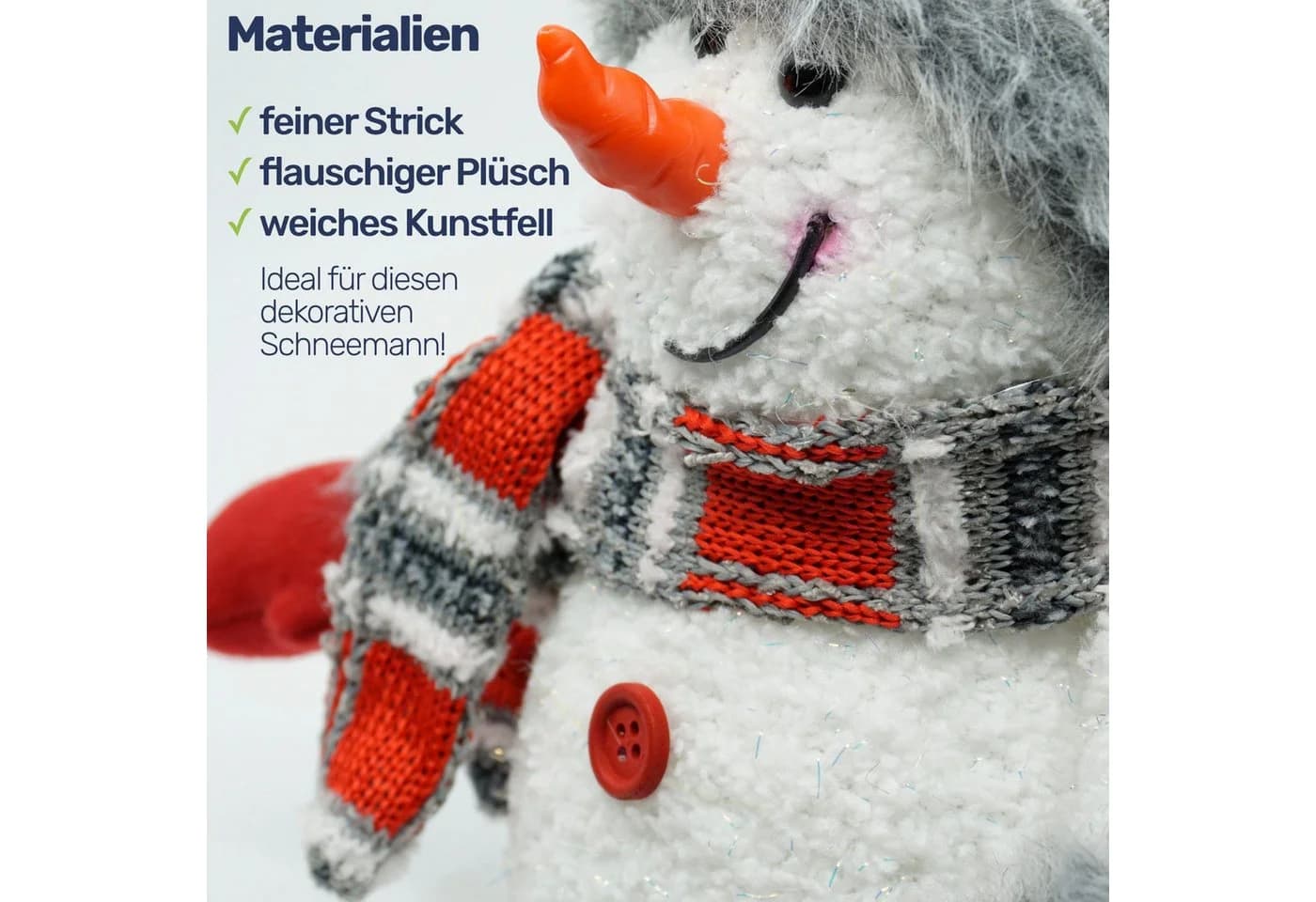 Gravidus LED-Dekofigur Schneemann LED Figur 28 cm - Bild 3