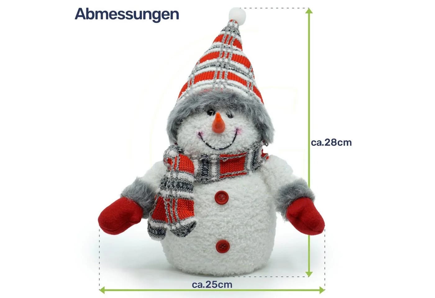 Gravidus LED-Dekofigur Schneemann LED Figur 28 cm - Bild 5
