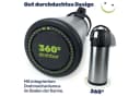 Gravidus Pump-Isolierkanne Edelstahl 5L doppelwandig Bild 5