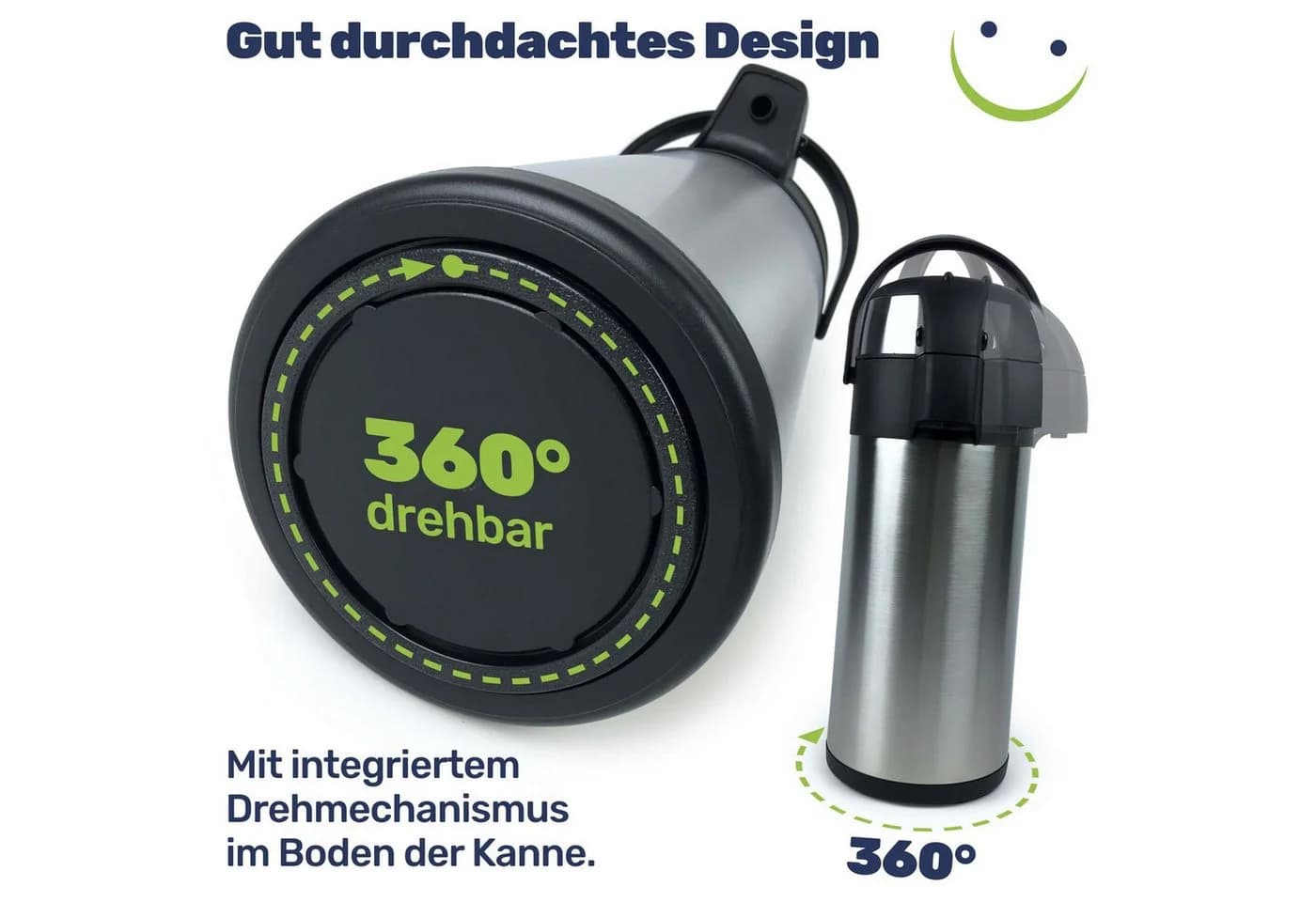Gravidus Pump-Isolierkanne Edelstahl 5L doppelwandig - Bild 5
