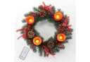 Gravidus Adventskranz mit LED Echtwachskerzen und Fernbedienung Bild 2
