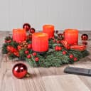 Gravidus Adventskranz mit LED Echtwachskerzen und Fernbedienung Bild 4