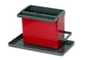 Gravidus Küchenorganizer-Set Spülbecken Organizer Abtropfkorb Rot/Anthrazit Bild 1