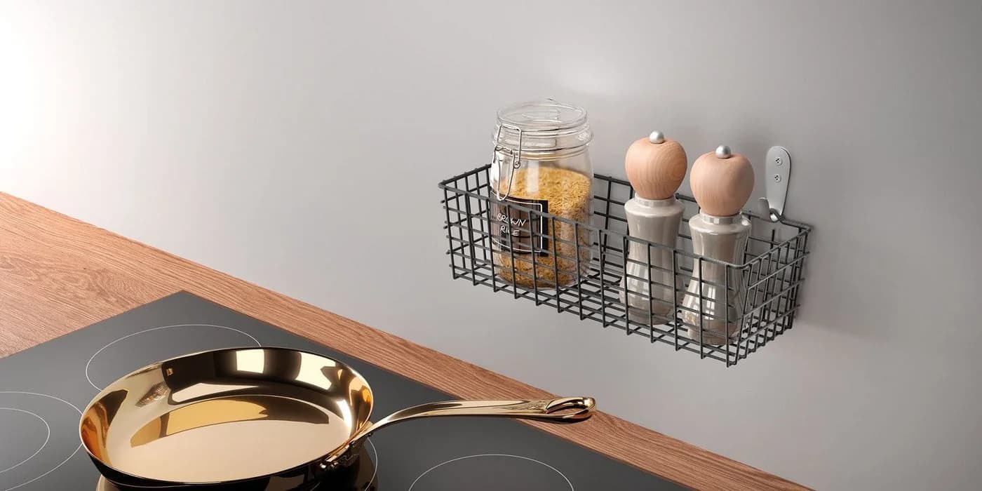 Gravidus Allzweckkorb Metall Schwarz Touch-Therm - Bild 3