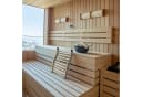 Gravidus Sauna-Rückenlehne 2er Set - Ergonomische S-Form Bild 1