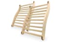 Gravidus Sauna-Rückenlehne 2er Set - Ergonomische S-Form Bild 2