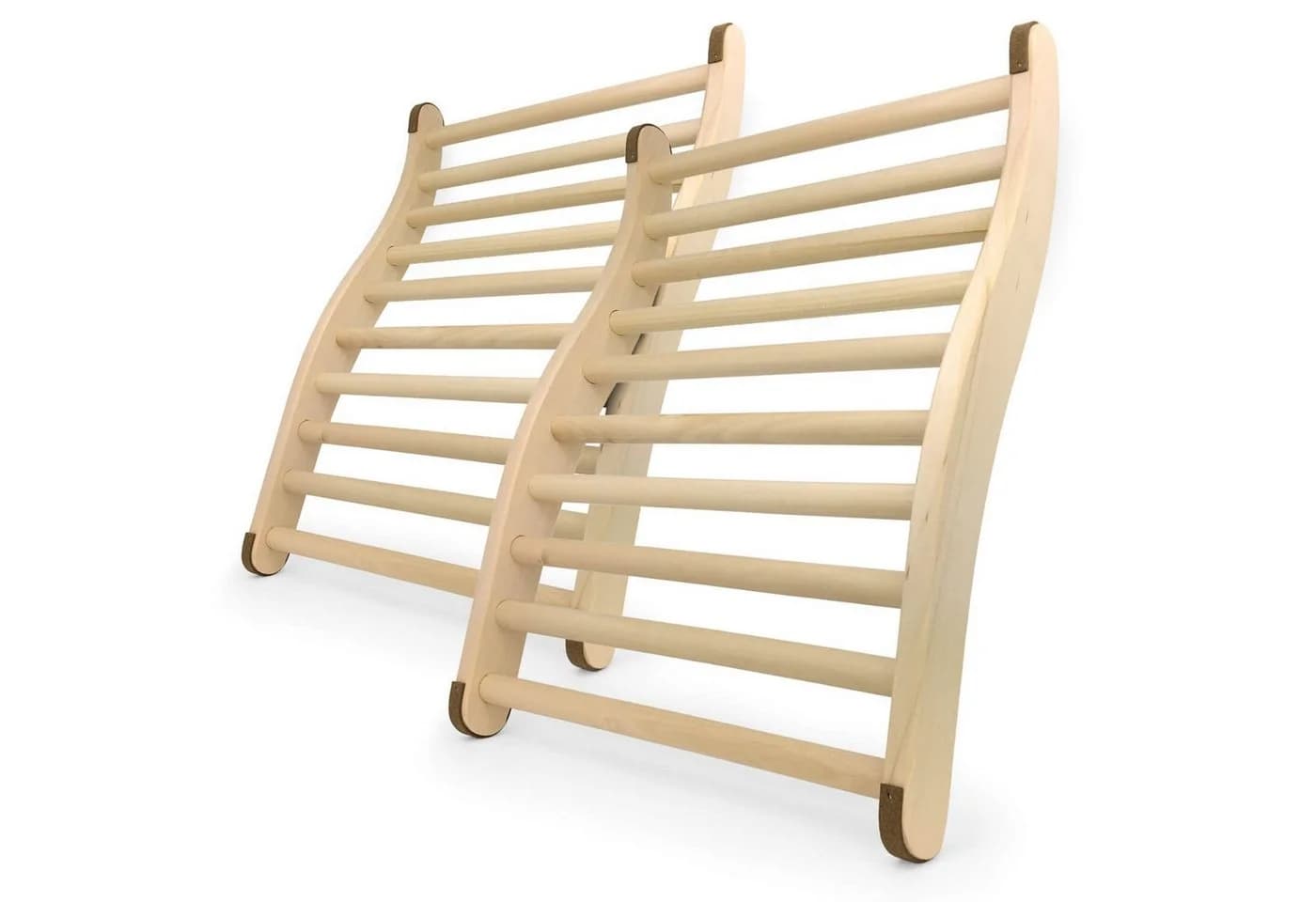 Gravidus Sauna-Rückenlehne 2er Set - Ergonomische S-Form - Bild 2