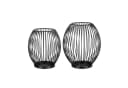 Gravidus Kerzenhalter 2er Set Draht Metall Schwarz Bild 3