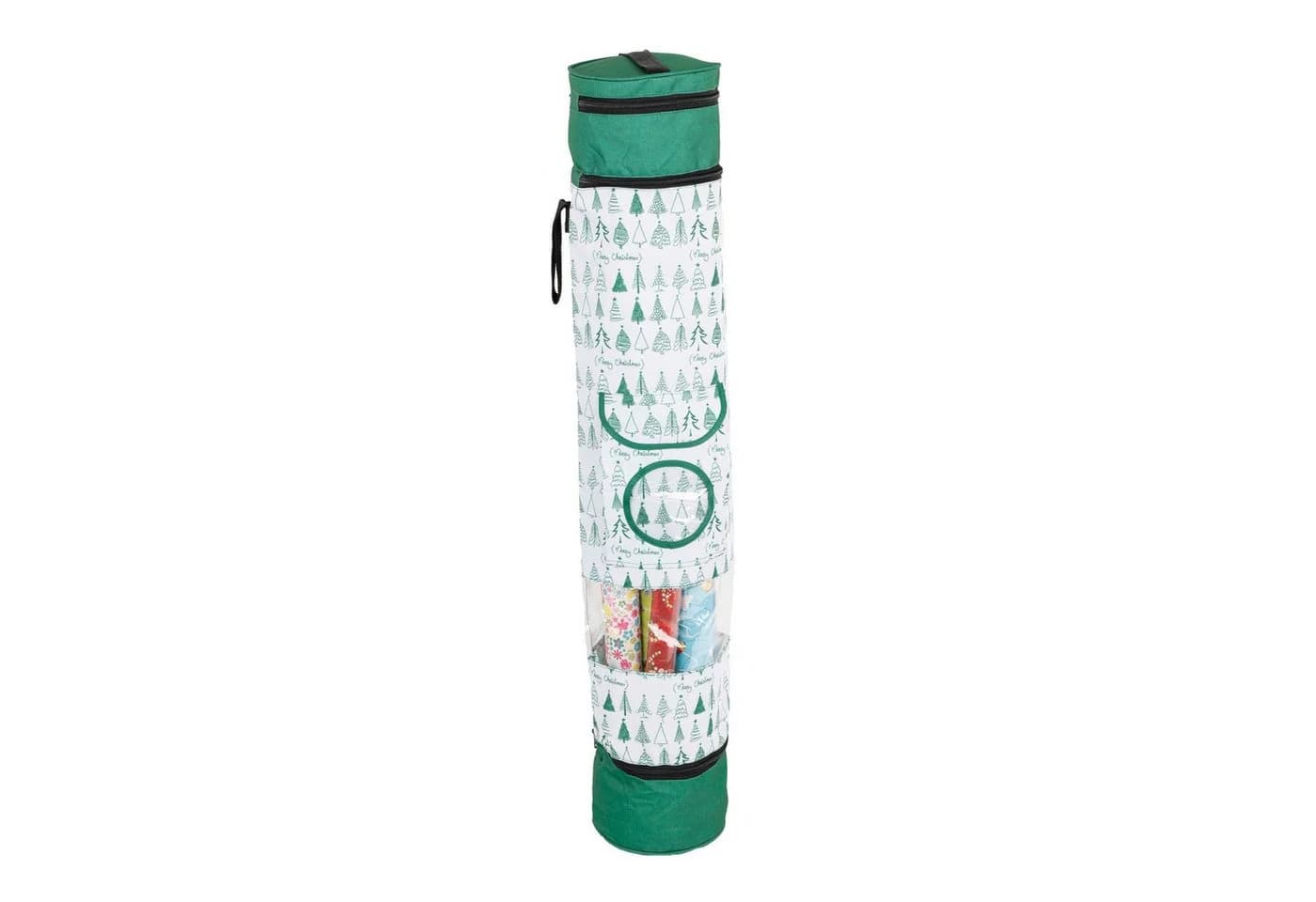 Gravidus Aufbewahrungsbox Geschenkpapier Organizer Weiß/Grün mit Motiv