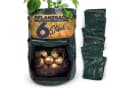 Gravidus Pflanzsack für Gemüse & Kartoffeln, 40L, Grün/Schwarz, 6er Set Bild 2