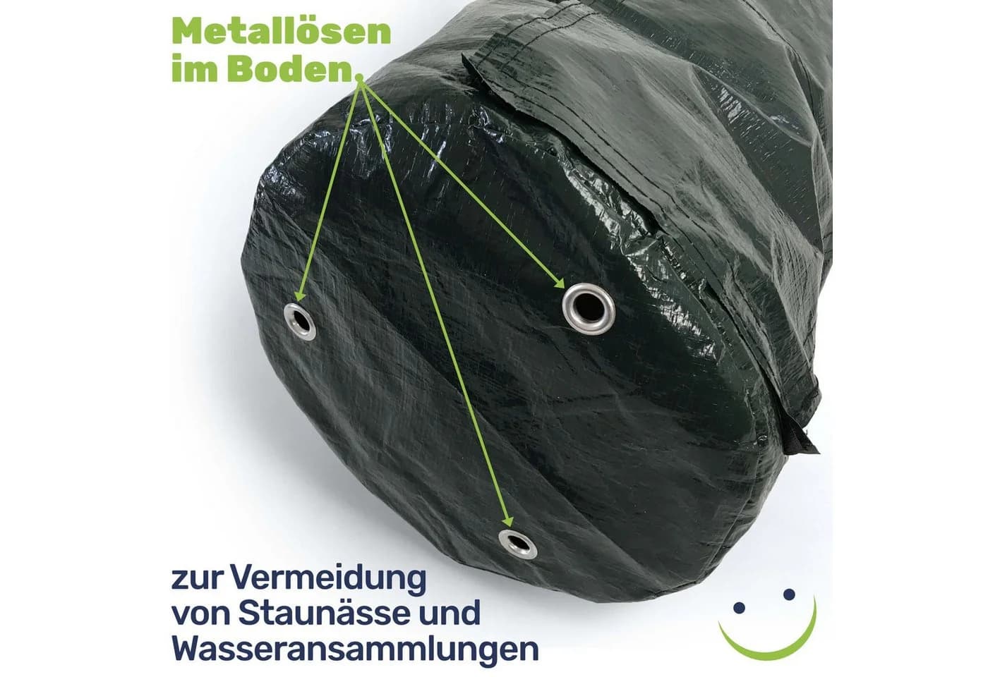 Gravidus Pflanzsack für Gemüse & Kartoffeln, 40L, Grün/Schwarz, 6er Set - Bild 4
