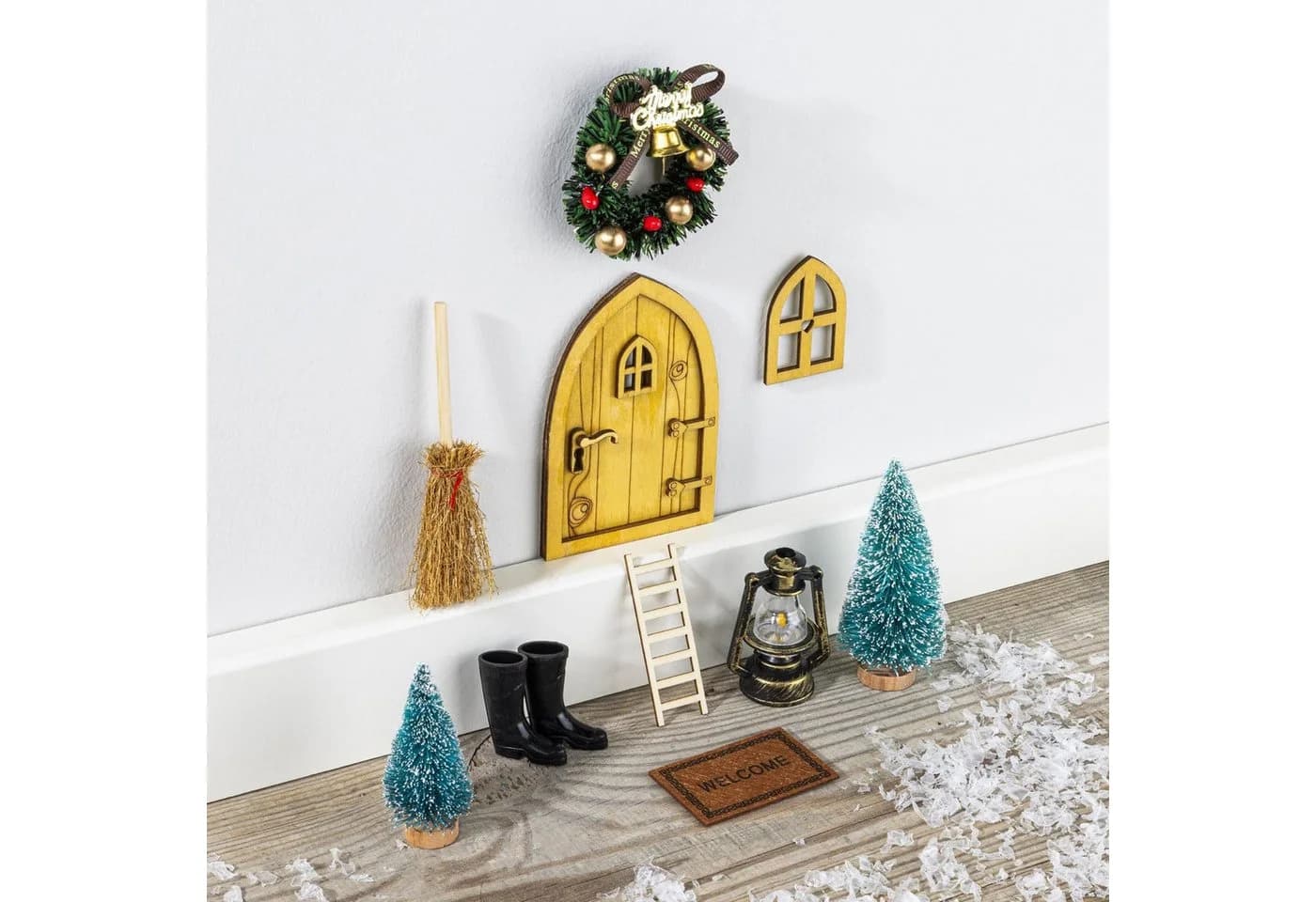 Gravidus Weihnachtsszene Wichteltür Set 10-teilig