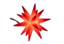 Gravidus LED-Lichterkette Sterne Rot 5 Warm Weiße LEDs 6 cm Ø Timer Bild 1
