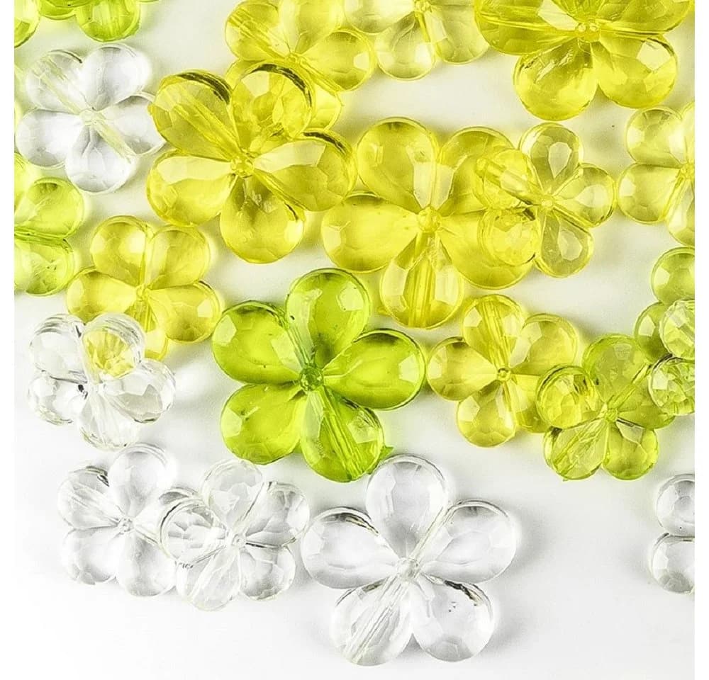 Eurosand Streudeko Blumen Grün 14/20mm Kunststoff 100ml - Bild 2