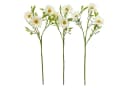 Künstliche Margerite 3er Set 45cm Dekozweig Creme-Weiß naninoa GmbH Bild 3