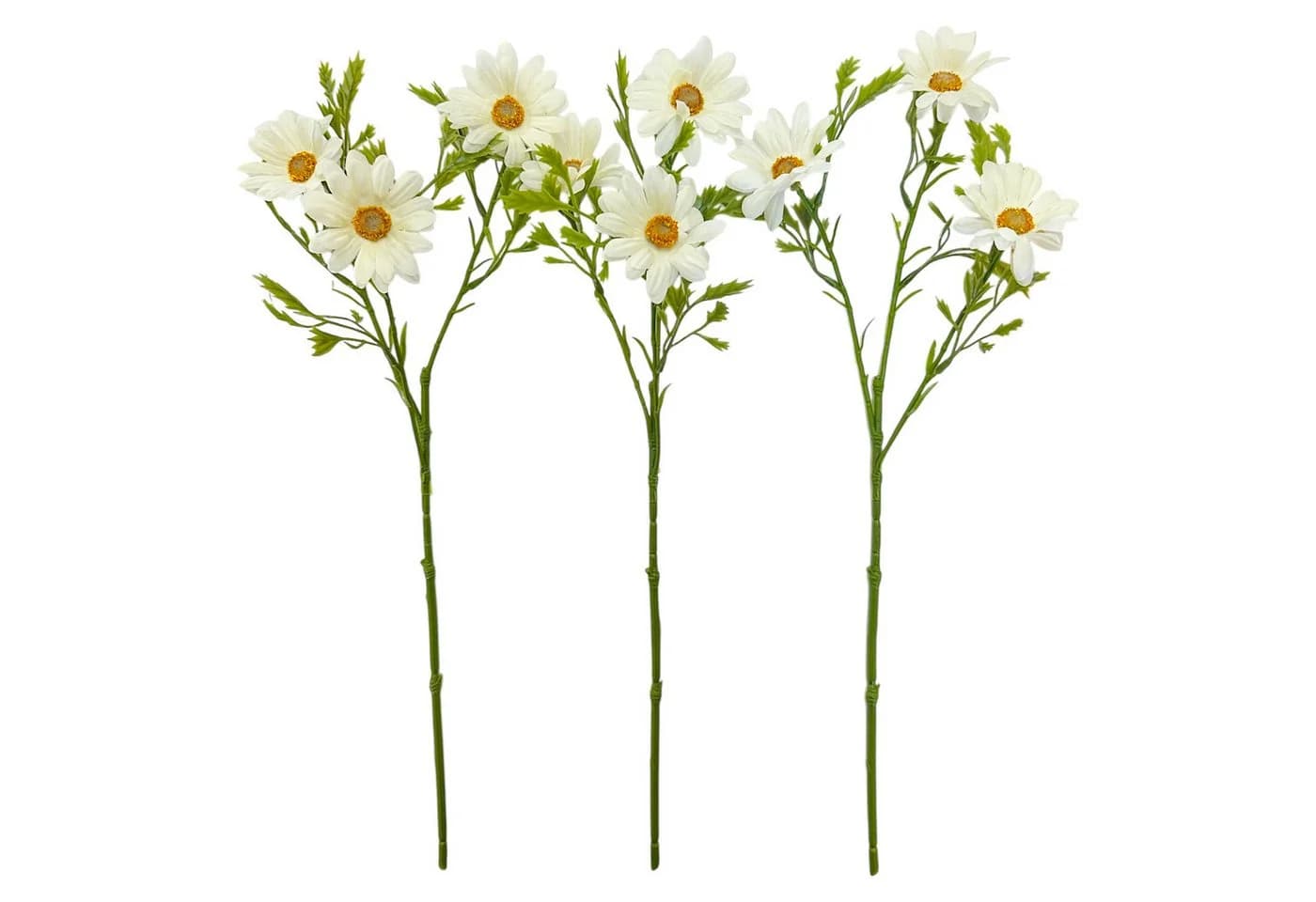 Künstliche Margerite 3er Set 45cm Dekozweig Creme-Weiß naninoa GmbH - Bild 3