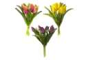 Künstlicher Tulpenstrauß 32cm Gelb-Burgund naninoa GmbH Bild 4