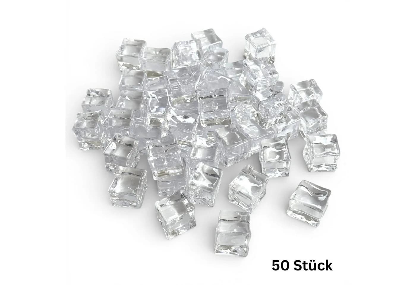 naninoa Deko-Eiswürfel Kunststoff Transparent 24mm 1 Liter - Bild 3