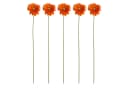 naninoa Künstliche Gerbera 5er Set Orange 47 cm Bild 1