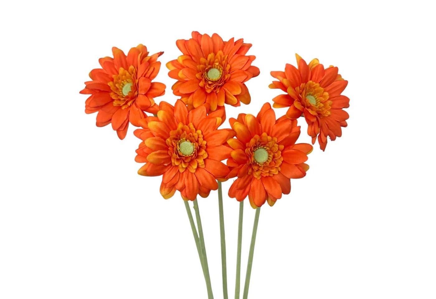 naninoa Künstliche Gerbera 5er Set Orange 47 cm - Bild 2