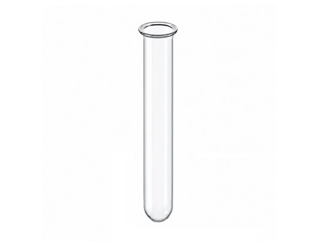 naninoa Dekovase Reagenzglas Set 6 Stück Klarglas