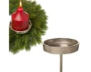 Dragimex 4er Set Kerzenpick-Halter Aluminium Silber Bild 3