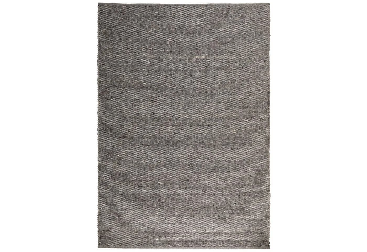 Steffensmeier Wollteppich Benin mit Fusselstopp, Rechteckig, Handwebteppich, 15mm, 2500g/m²