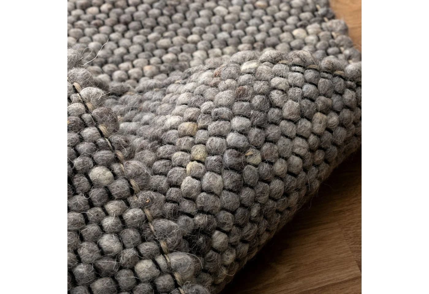 Steffensmeier Wollteppich Benin mit Fusselstopp, Rechteckig, Handwebteppich, 15mm, 2500g/m² - Bild 5