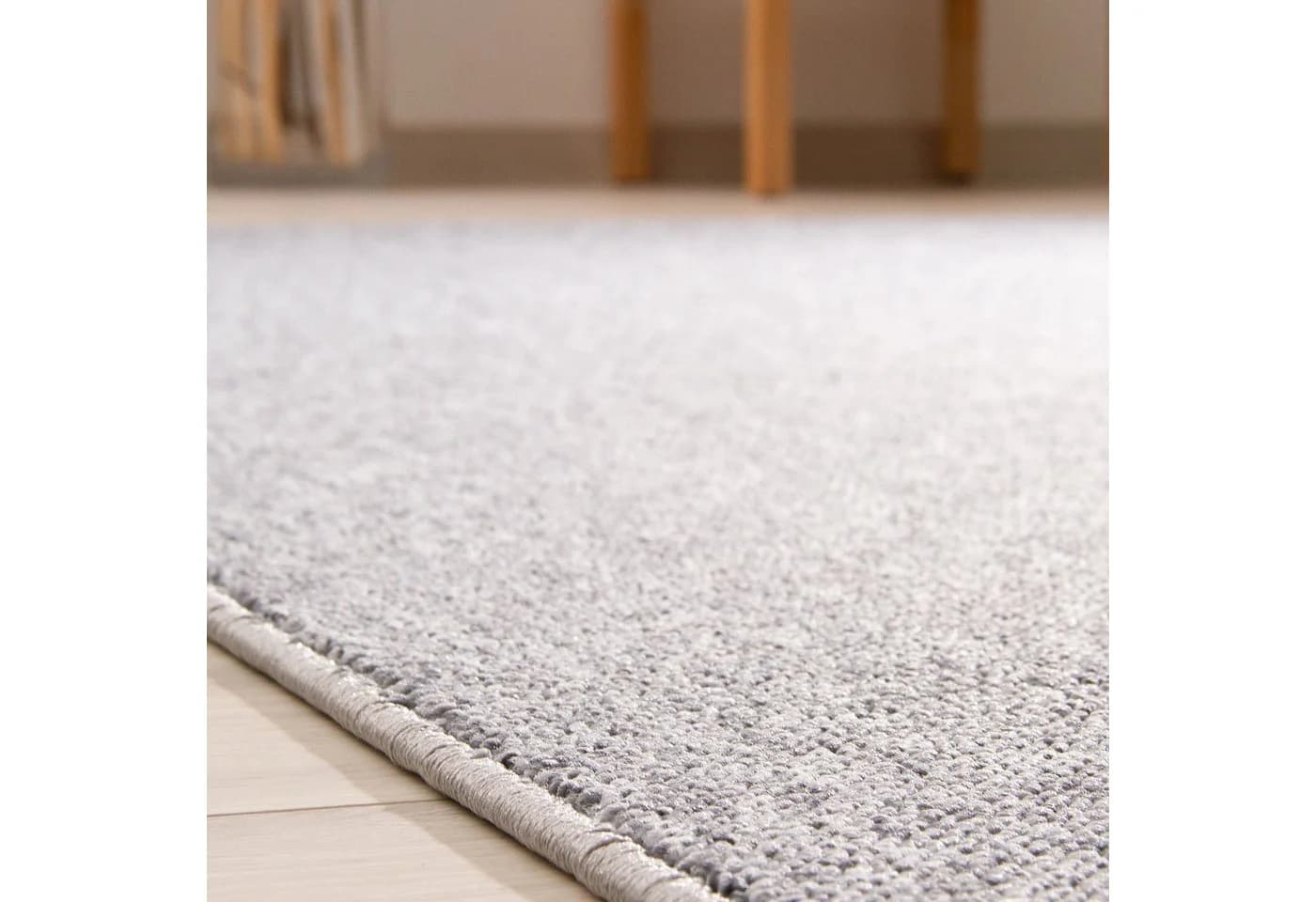 Steffensmeier Teppich Meddon XL Silbergrau Kurzflor Schlinge Modern - Bild 5