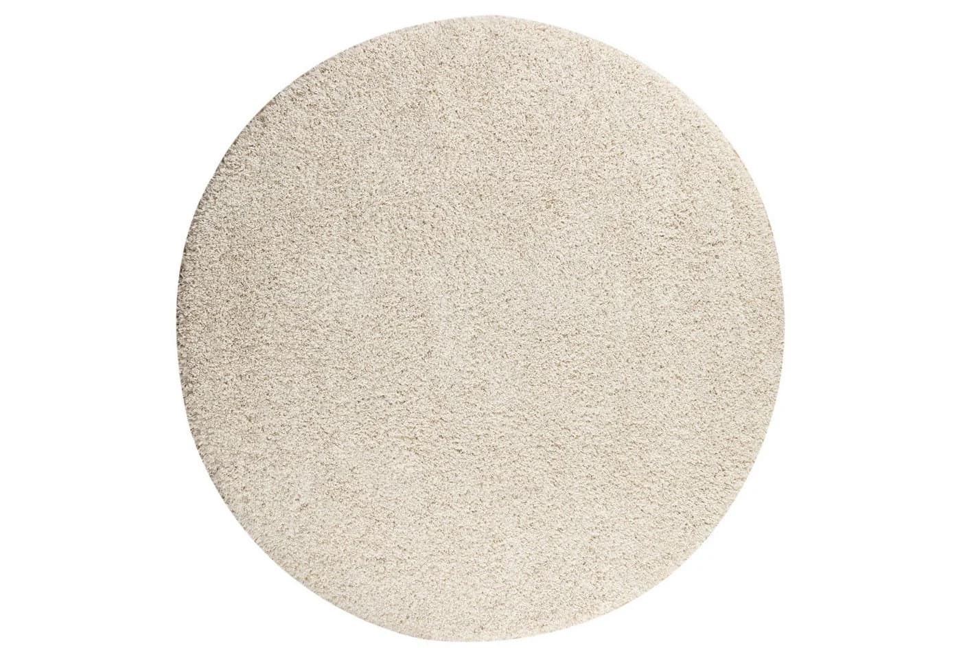 Steffensmeier Hochflor-Teppich Twilight Shaggy Rund Creme