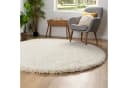 Steffensmeier Hochflor-Teppich Twilight Shaggy Rund Creme Bild 2