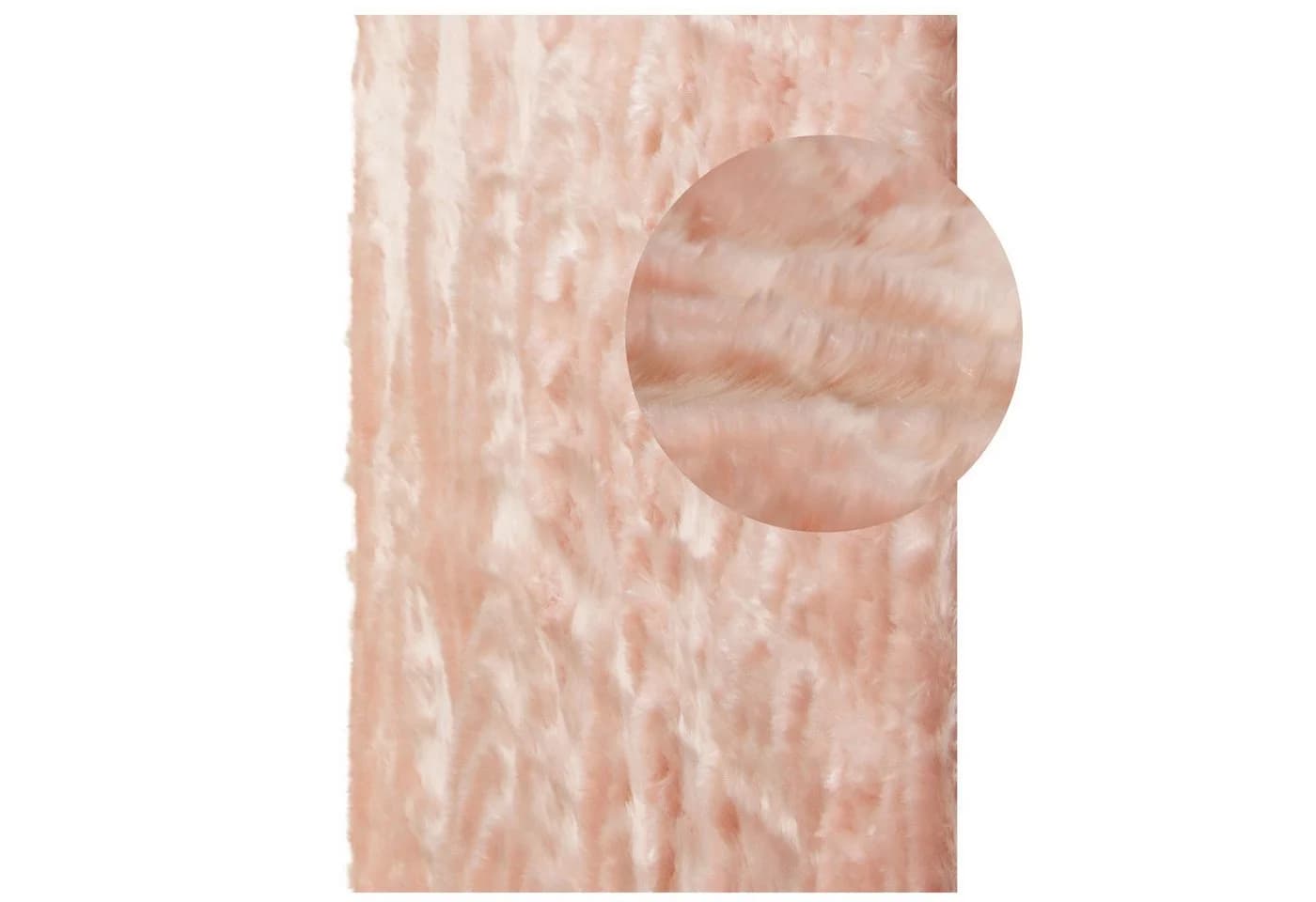 Steffensmeier Fellteppich Senja XL Rosa Shaggy Langflor