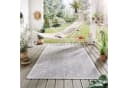 Steffensmeier Teppich Norrland Raute Beige Blau In- und Outdoor wasserfest Bild 2