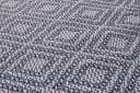 Steffensmeier Teppich Norrland Raute Beige Blau In- und Outdoor wasserfest Bild 4