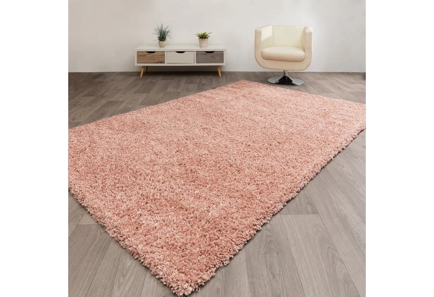 Steffensmeier Hochflor-Teppich Funny Soft Touch Rosa Shaggy - Bild 2
