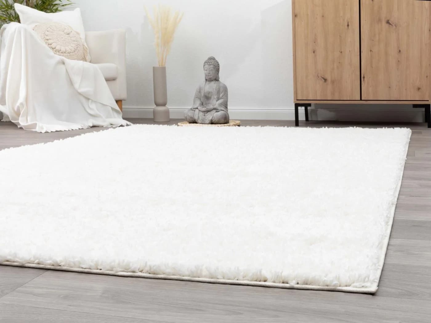 Steffensmeier Hochflor-Teppich Vaasa Rechteckig Shaggy Langflor Kunstfell - Bild 2