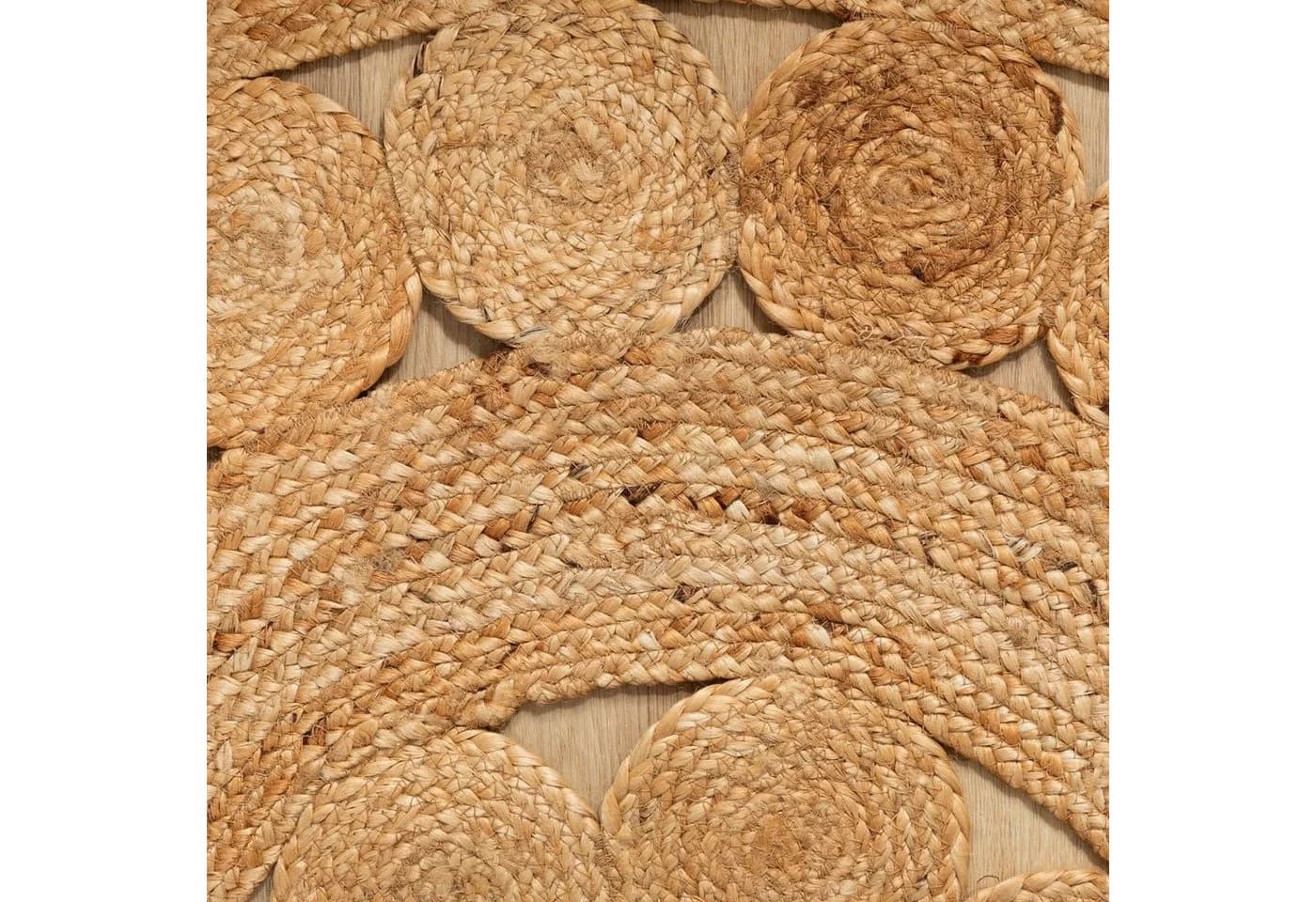 Steffensmeier Jute-Teppich Goa rund Flower beige - Bild 3